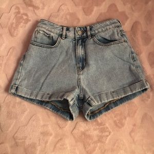 Pacsun Light Blue Mom Jean Shorts